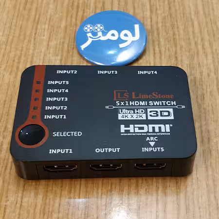 سوئیچ 5 به 1 MI با قابلیت کنترل از راه دور لایمستون مدل LS-HS0501