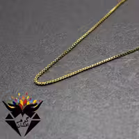 زنجیر استیل طلایی ونیزی 60 سانت کد Z_1187