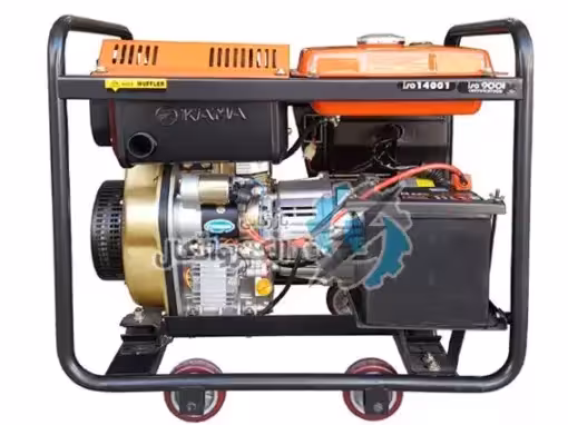 موتور برق ژنراتور گازوئیلی 5 کیلووات کاما KDE6500E استارتی diesel generator KAMA