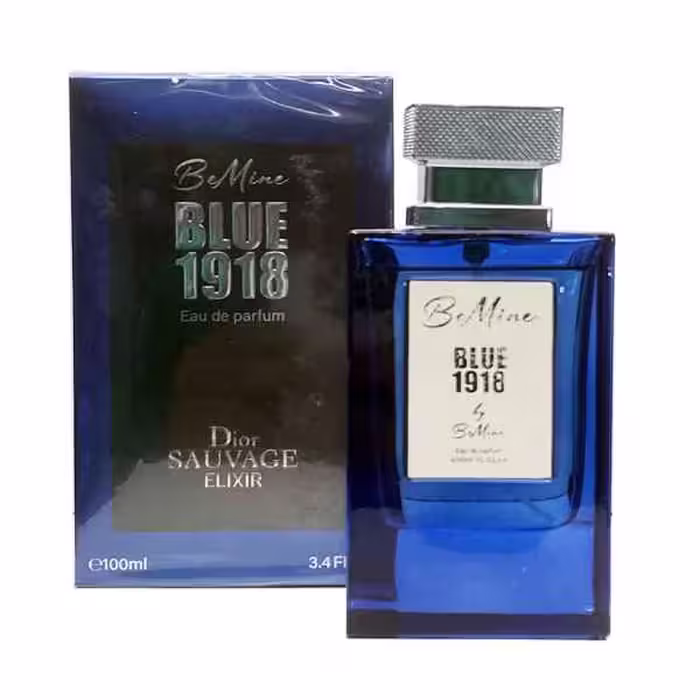 عطر مردانه بی ماین بلو 1918 حجم 100 میل