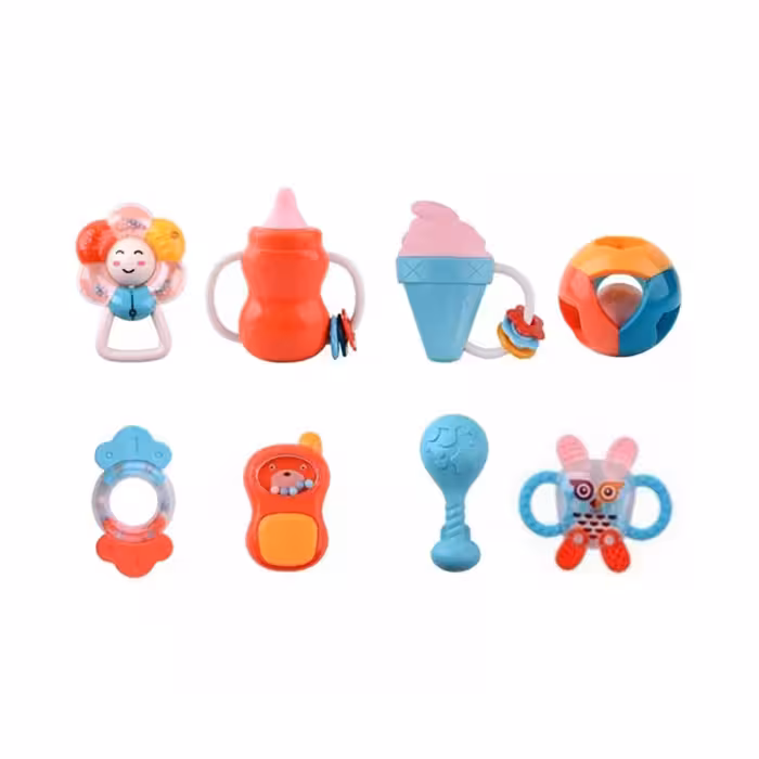 ست جغجغه و دندانگیر هانگر  Huanger کد 0130