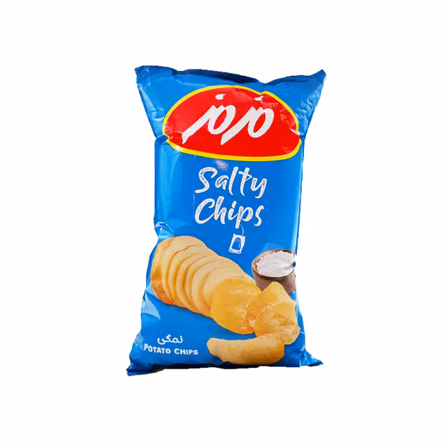 چیپس ساده نمکی مزمز 114 گرمی
