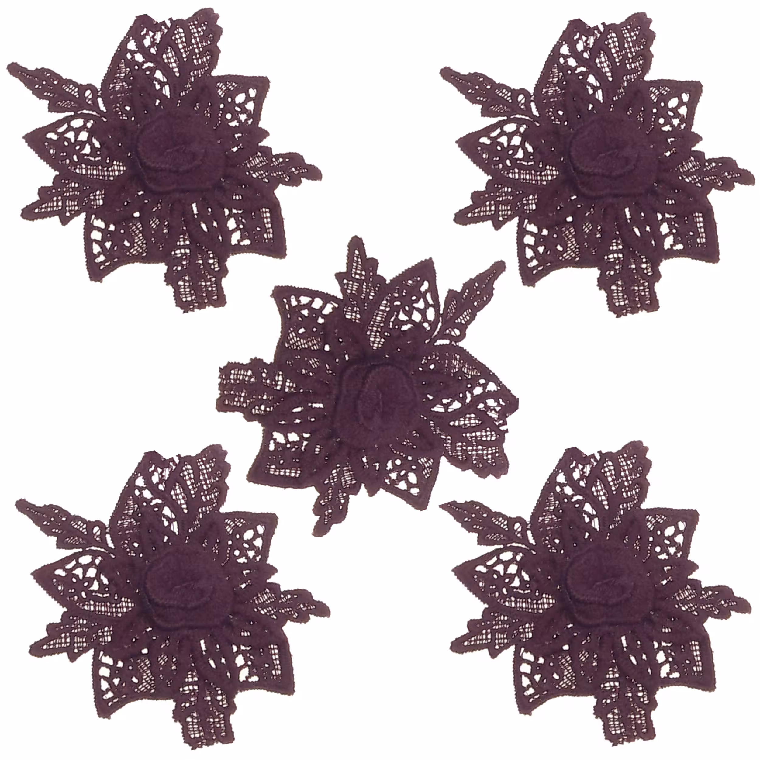 استیکر گل کنفی مدل Y6830 بسته 5 عددی