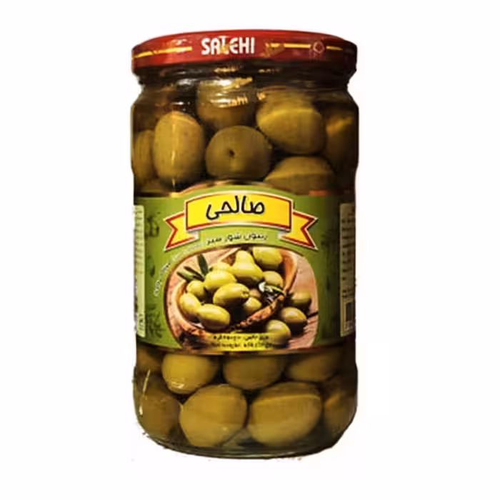 زیتون شور با هسته ممتاز صالحی 650 گرمی