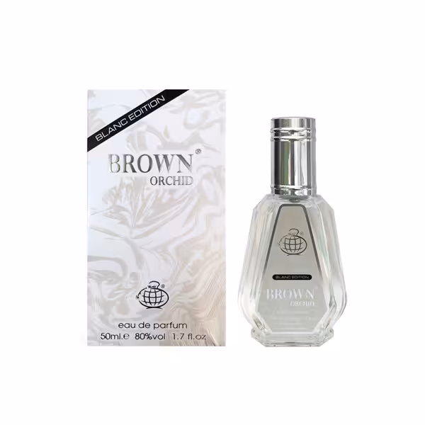 ادکلن فراگرنس رایحه براون کرید سفید بلنگ ادیشن حجم 50 میل