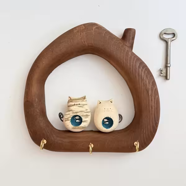 جاکلیدی بچه گربه جفتی طرح دو