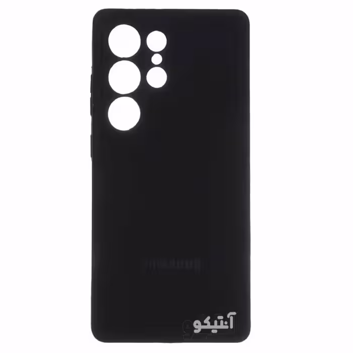 قاب Samsung S25 Ultra مدل سیلیکونی پاک کنی اورجینال محافظ لنزدار – رنگ مشکی