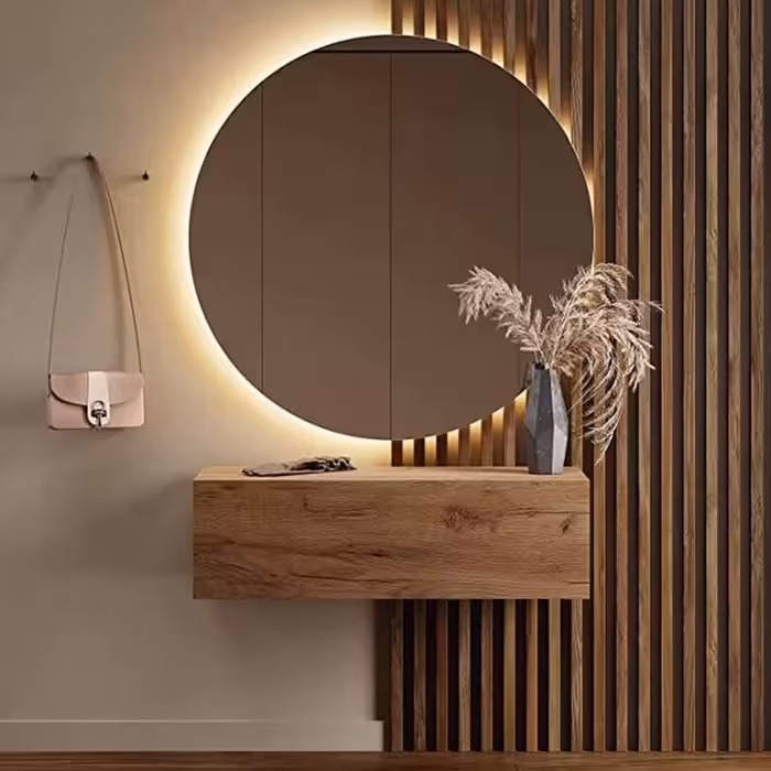 آینه الف طرح گرد کد BA-60