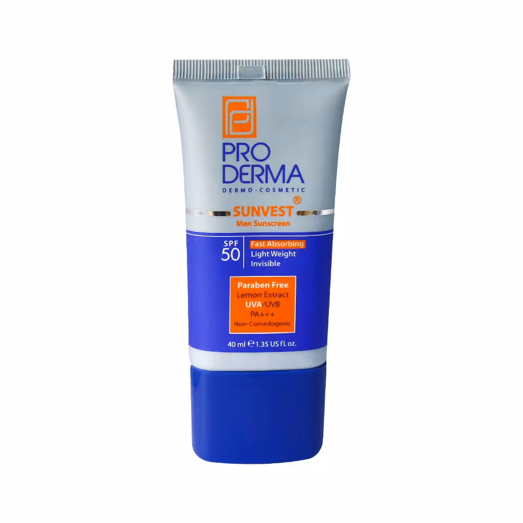 کرم ضد آفتاب فاقد چربی آقایان SPF50 پرودرما
