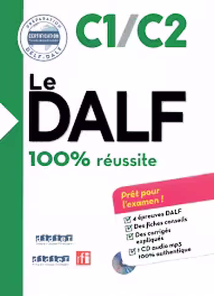 کتاب آزمون فرانسه ل دلف Le DALF – 100% reussite – C1 – C2
