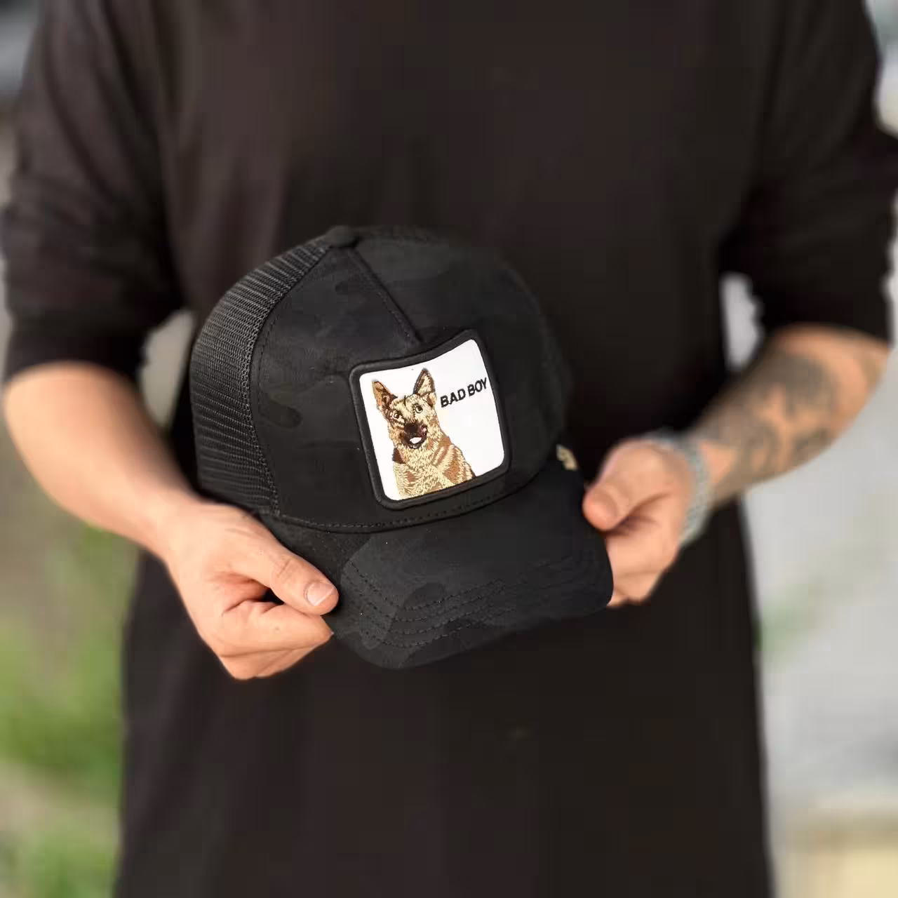 کلاه گورین bad boy  جیر چریکی