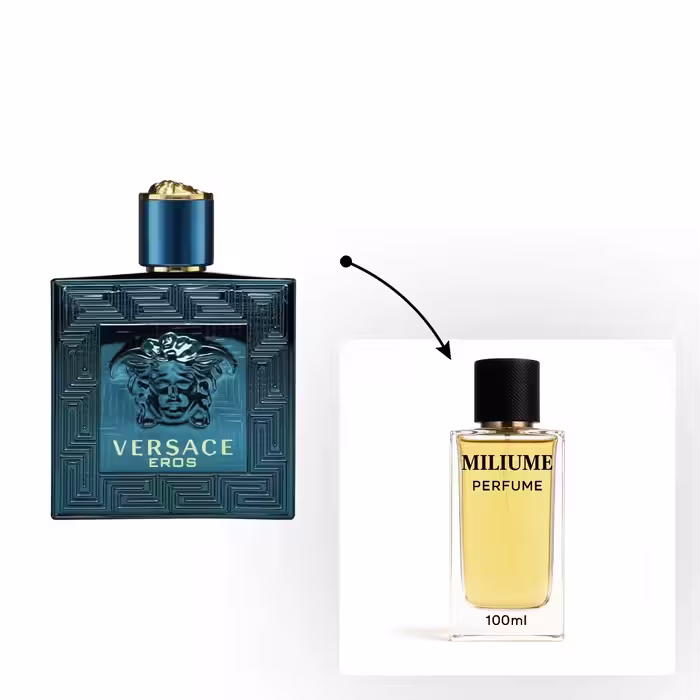 اسانس عطر Versace Eros برند Argeville - کد 1105 - ورساچه اروس 100ML - میلیوم پرفیوم
