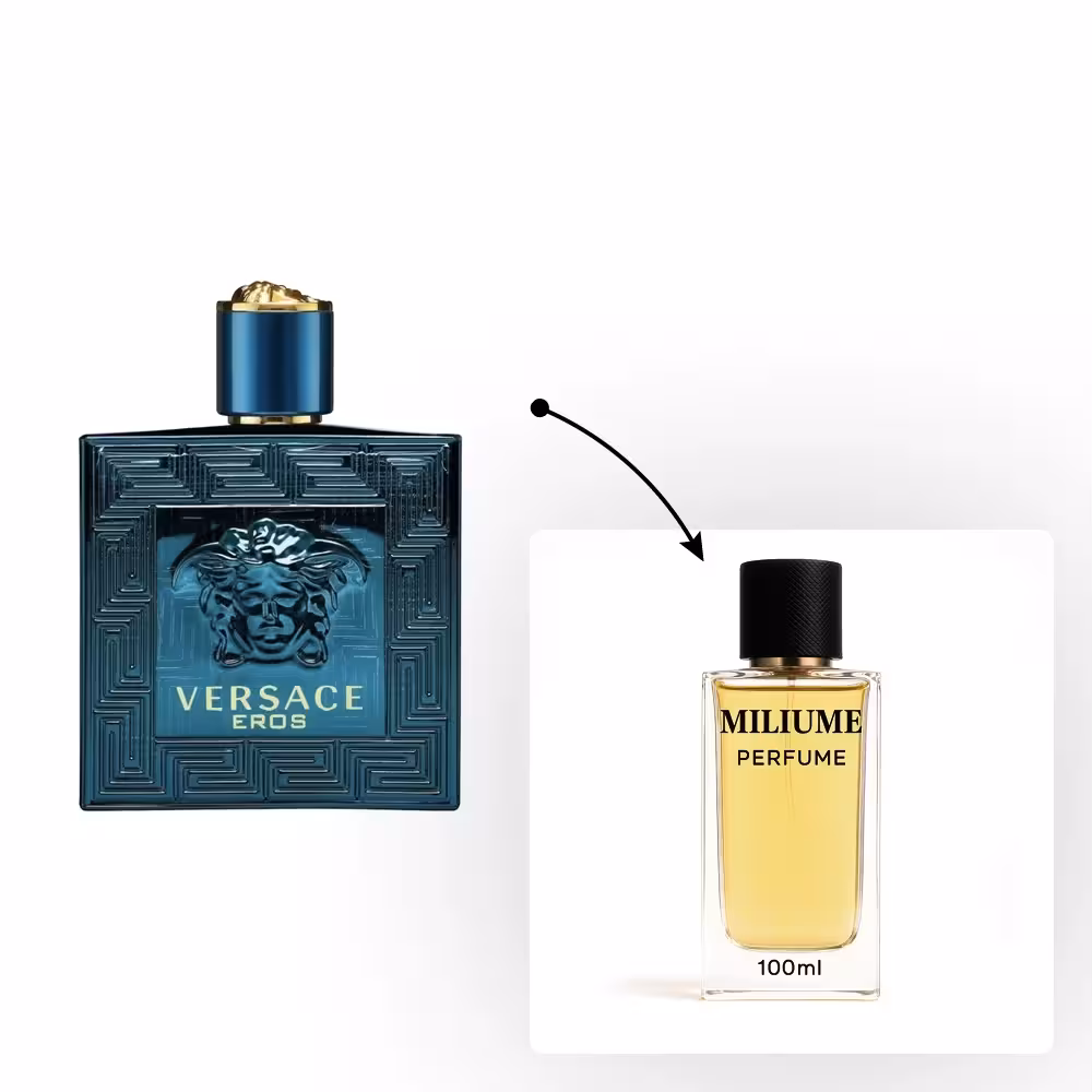 اسانس عطر Versace Eros برند Argeville - کد 1105 - ورساچه اروس 100ML - میلیوم پرفیوم