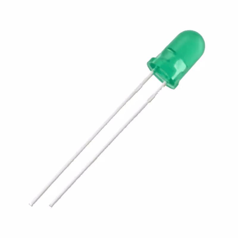 LED سبز 5 میلی مات