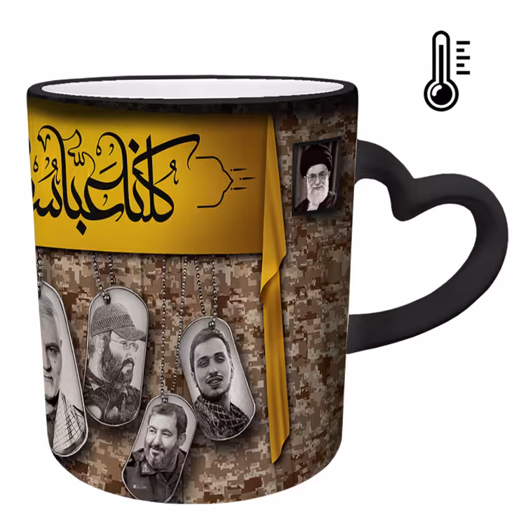 خرید ماگ-لیوان حرارتی  دسته ساده  سردار سلیمانی کد 91