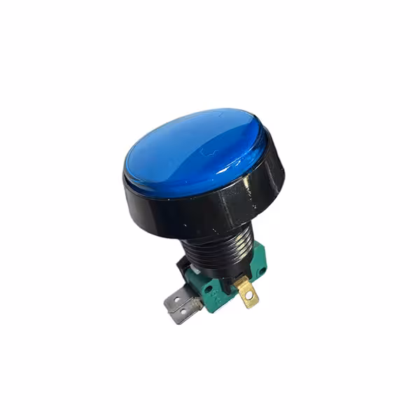 کلید گرد آبی با LED12V کد 1222