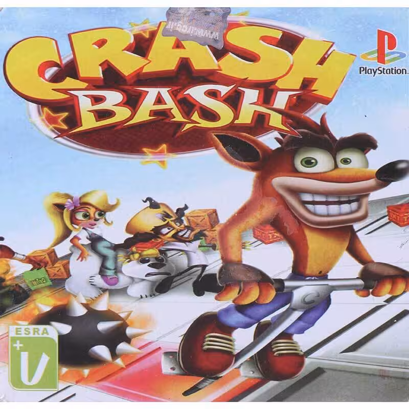 بازی Crash Bash لوح زرین مناسب برای PS1