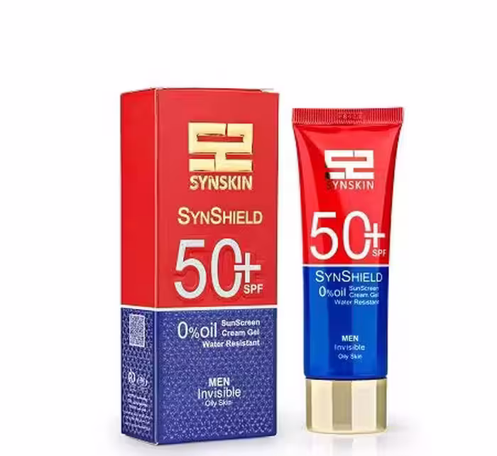 کرم ژل ضد آفتاب مردانه ساین شیلد SPF50 ساین اسکین (50 میل)