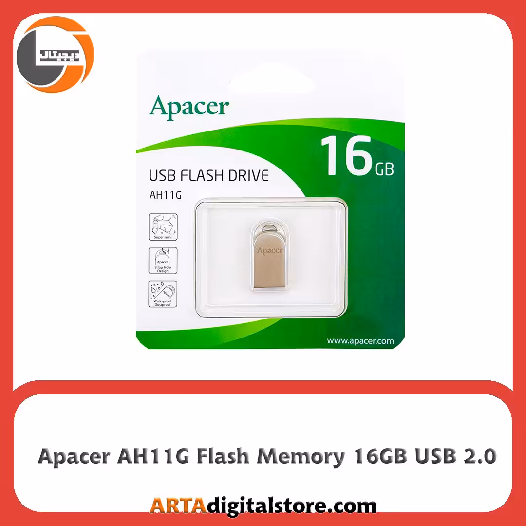 فلش مموری Apacer AH11G 16GB USB 2.0