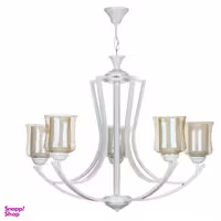 لوستر 5 شعله چشمه نور مدل H2618.5-WT