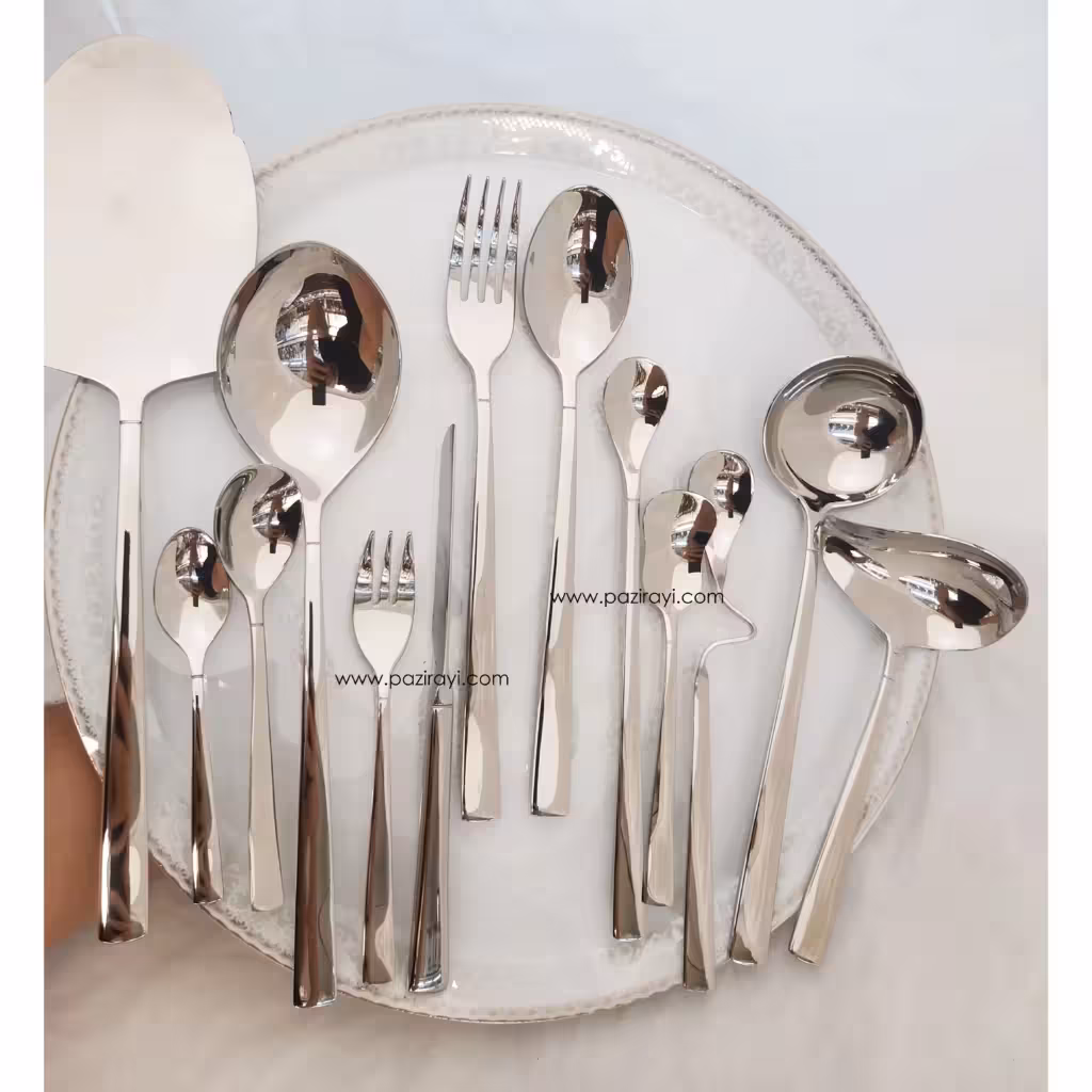 سرویس قاشق چنگال 30 نفره اس جی مدل 242m