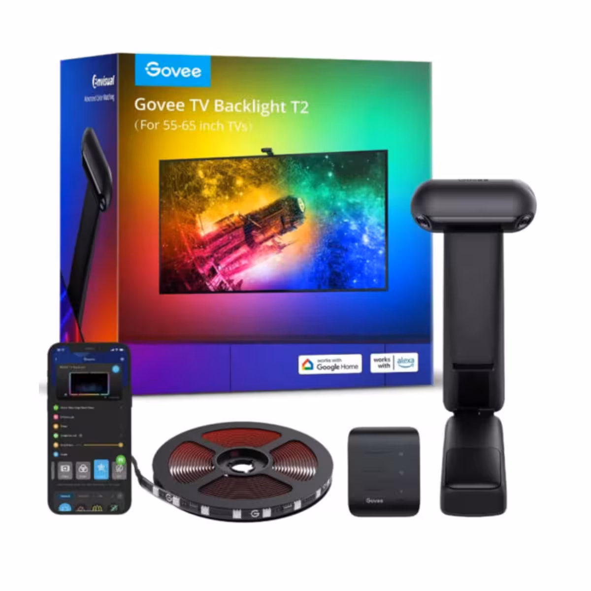 قیمت نور پس زمینه تلویزیون 55-65 اینچ گووی مدل T2 H605C