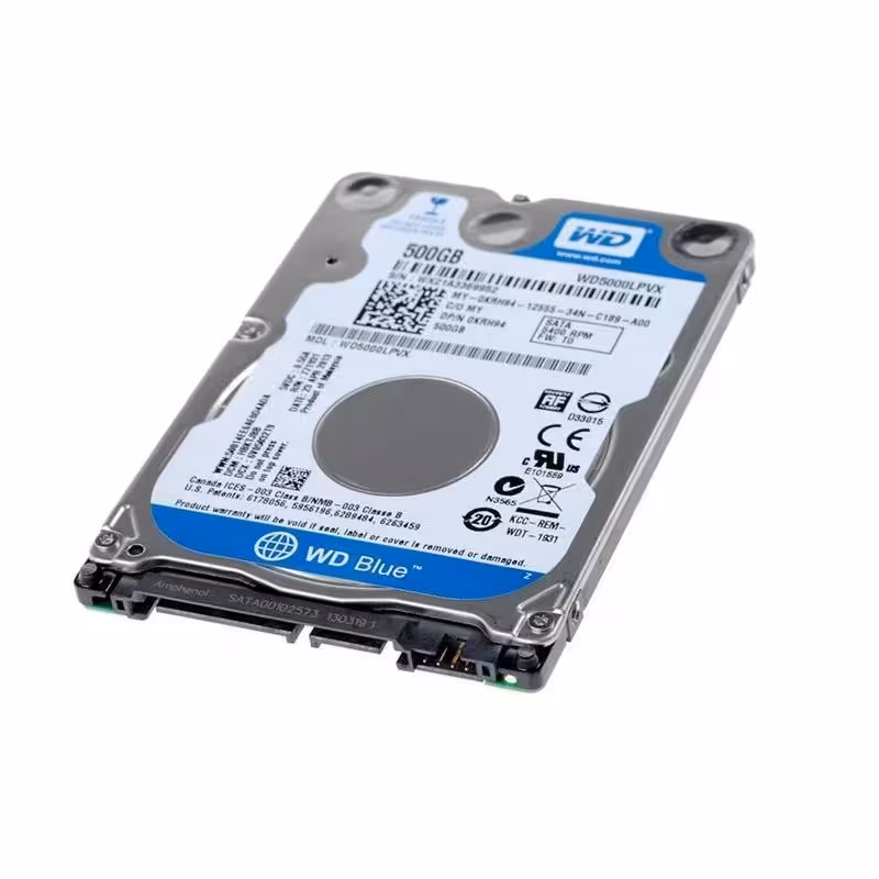 هارددیسک اینترنال وسترن دیجیتال مدل Blue WD5000LPVX ظرفیت 500 گیگابایت | کالا مکس