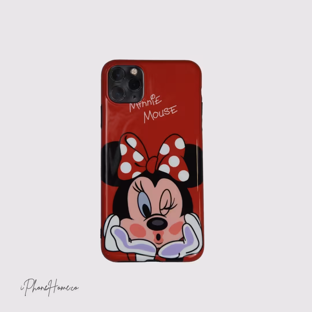قاب فانتزی طرح میکی موس قرمز مناسب iPhone 11 Pro Max (7023)