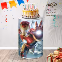 میز تولد کارتون مرد آهنی