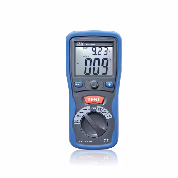 ارت سنج (ارت تستر) سه سیمه مدل DT-5300B ساخت کمپانی CEM
