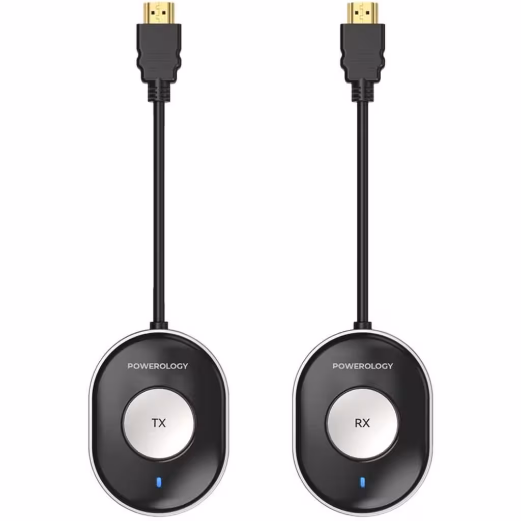 دانگل انتقال تصویر بی سیم HDMI پاورولوژی Powerology Wireless HDMI Direct Mobile Streaming PHDMTRBK