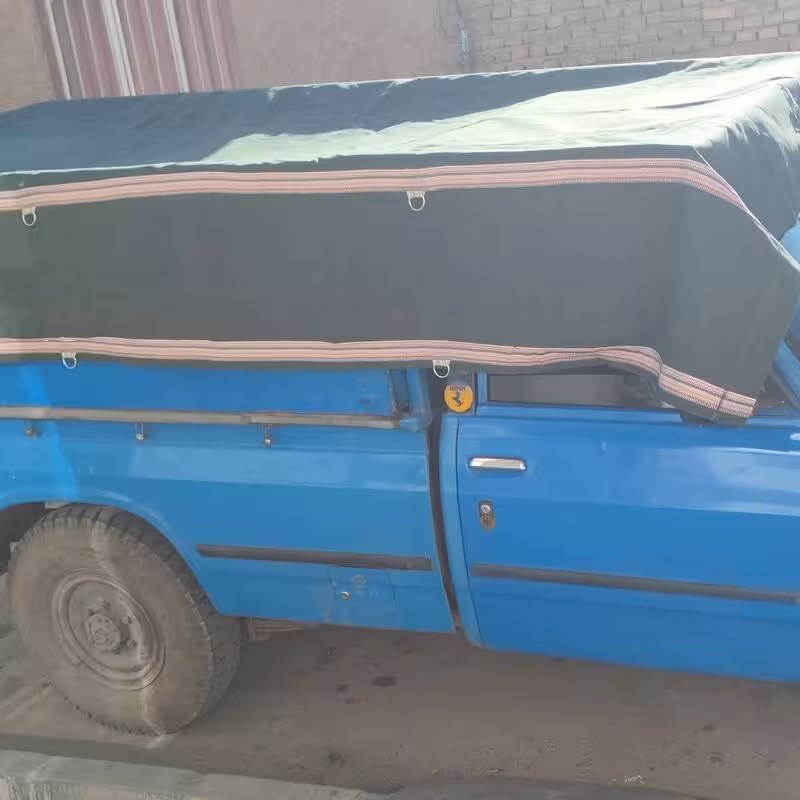 چادر نیسان 3در4 با دم اسبی با دوخت سفارشی 12 متری استاندارد نیسان