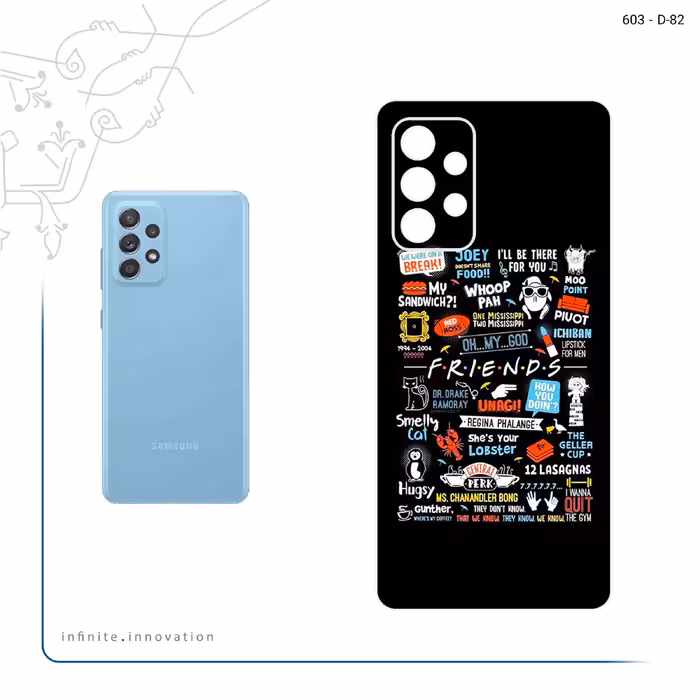 برچسب پوششی ماهوت مدل Friends 2 مناسب برای گوشی موبایل سامسونگ Galaxy A52s 5G