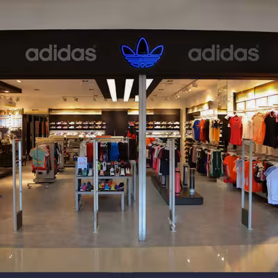 چراغ دیواری نئون دیزاین طرح Adidas-Logo-BL_BL