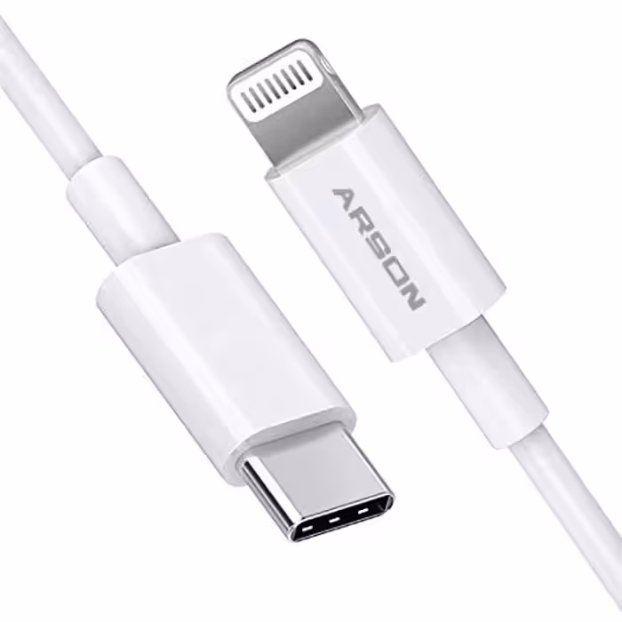 کابل تبدیل USB-C به لایتنینگ آرسون مدل AN-100 طول 1 متر
