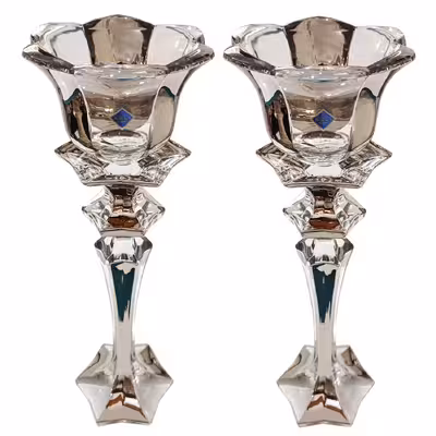 شمعدان بوهمیا مدل تورنادو پلاتین 2023 مجموعه دو عددی