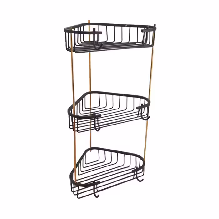 قفسه حمام مدل سه طبقه