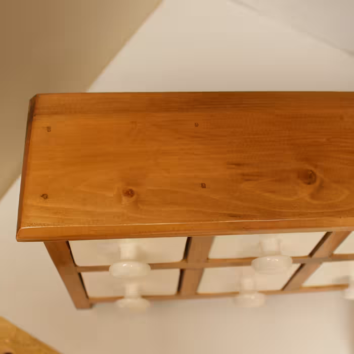 جا ادویه 8 پارچه مدل چوبی و سرامیکی کد Text08