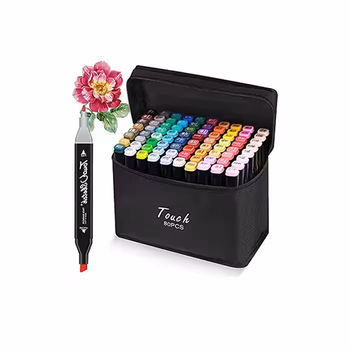 ماژیک تاچ دوهو مدل نیو مارکر مجموعه 80 عددی