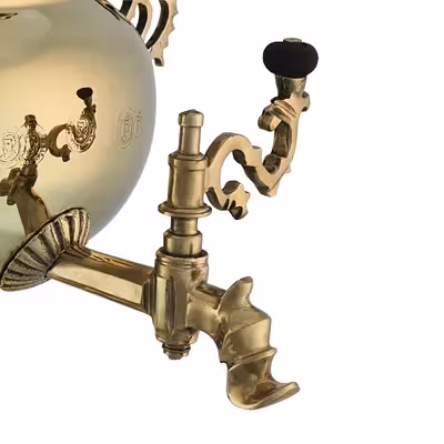 سماور زغالی عبدی مدل ماهور گنجایش 6 لیتر