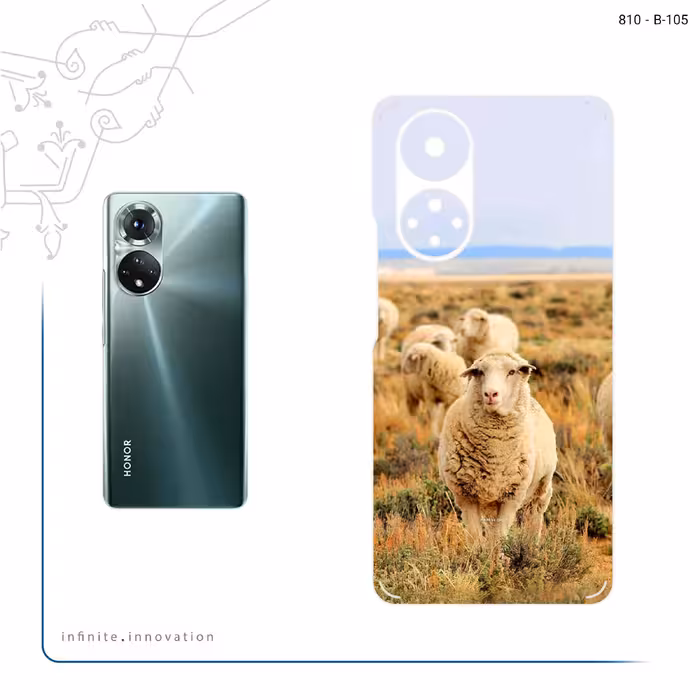 برچسب پوششی ماهوت مدل Sheep مناسب برای گوشی موبایل آنر 50