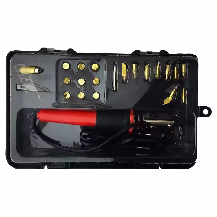 ابزار حکاکی و سوخت نگاری چرم کد F-pro20 مجموعه 20 عددی