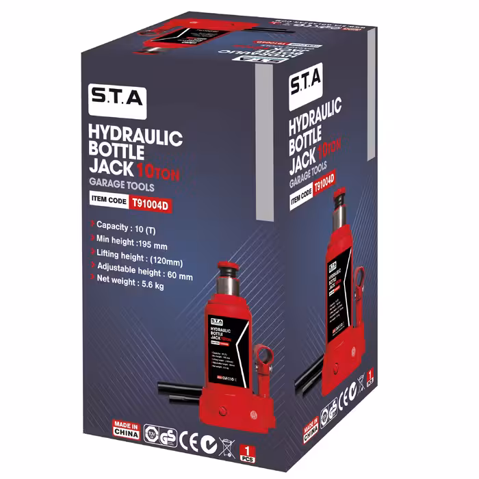 جک هیدرولیک خودرو اس تی ای مدل T91004D10ton  ظرفیت 10 تن