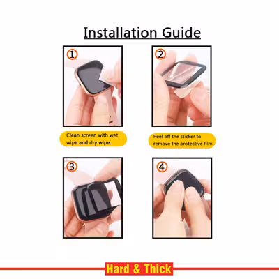 محافظ صفحه نمایش نانو هارد اند تیک مدل NHT مناسب برای ساعت هوشمند میبرو C2 بسته دو عددی