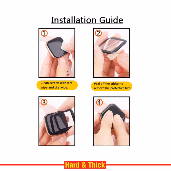 محافظ صفحه نمایش نانو هارد اند تیک مدل NHT مناسب برای ساعت هوشمند میبرو C2 بسته دو عددی