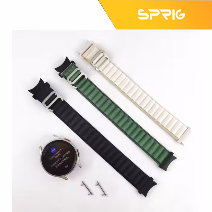 بند اسپریگ مدل Loop Alpine مناسب برای ساعت هوشمند سامسونگ Galaxy Watch Active 1 / Active 2 40mm / Active 2 44mm / Watch 3 size 41mm / Galaxy Watch 4 40mm / watch 4 42mm / watch 4 44mm / watch 4 46mm