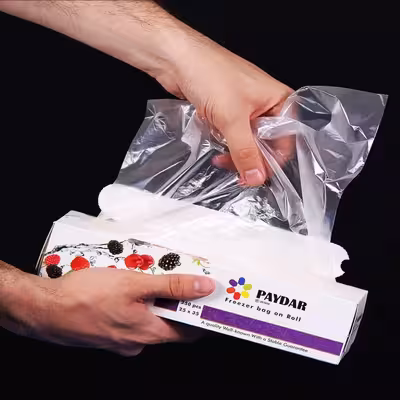 کیسه فریزر پایدار مدل جعبه ای بسته 250 عددی