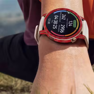 برچسب ماهوت طرح Red-Fiber مناسب برای ساعت هوشمند هوآوی Watch GT 3 42mm