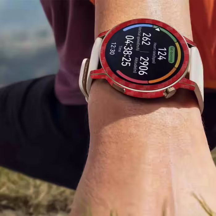 برچسب ماهوت طرح Red-Fiber مناسب برای ساعت هوشمند هوآوی Watch GT 3 42mm