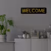 چراغ دیواری نئون دیزاین طرح Welcome-BL_YL